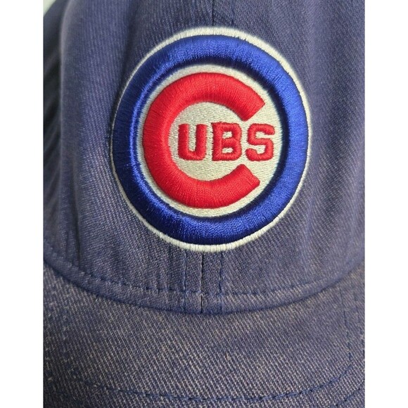 Nike Dri-Fit Chicago Cubs Hat Cap Size M/L Fitted Blue MLB - Picture 2 of 6